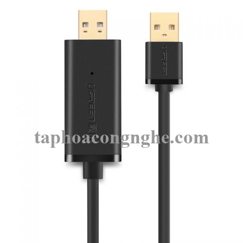 Ugreen 20226 3M màu Đen Cáp USB 2.0 kết nối + truyền dữ liệu máy tính US166 30020226